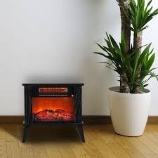 Lifesmart 1000w Tabletop Infrared Fireplace Space Heater