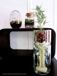 Tutorial Recycled Wine Bottle Planter