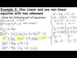 Linear Simultaneous Equations