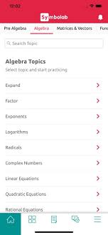 Symbolab Practice On The App