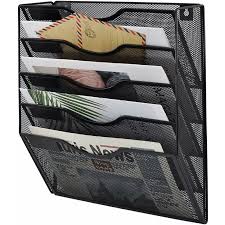 5 Tier Wall File Holder Hanging Mail