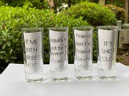 Personalized 2 Oz Tall Shot Glass