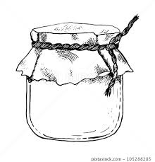 Honey Jar Vector Graphic Ilration
