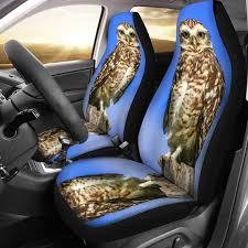 Owl Seat Covers 2 Front Seat Covers