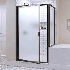 Acid Frosted Shower Glass Leading