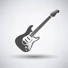 Electric Guitar Icon Stock Vector By