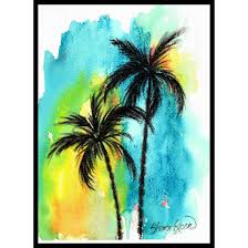 Caran D Ache Palm Trees Creating