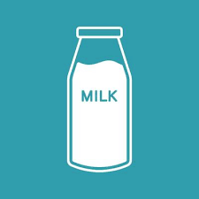 Milk In Glass Bottle Icon Clipart