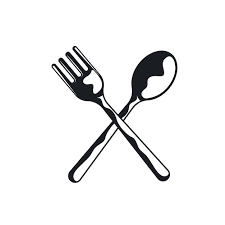 Cross Fork Spoon Icon Vector
