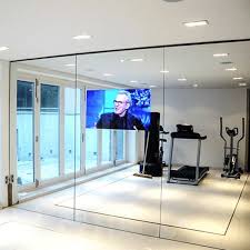 Coloured Glass Tvs Home Gym Decor