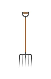 Garden Pitchfork Icon Cartoon Style