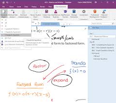 Teaching Math With Onenote