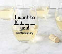 Results May Vary Funny Mom Wine Glass