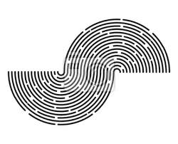 Circle Stripe Lines Logo Vector Symbol