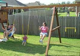 a frame swing wooden beam add on kit