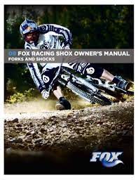 2009 Fox Racing Shox Owner S Manual