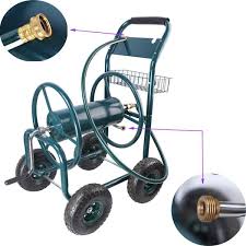 Portable Garden Hose Reel Cart