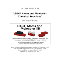 Lego Atoms And Molecules Mind And