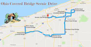 see several covered bridges in ohio on