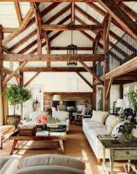 exposed ceiling trusses