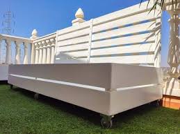 Sofá Palets Con Arcón Terraza Mideco