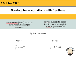 Solving Equations Ticktockmaths