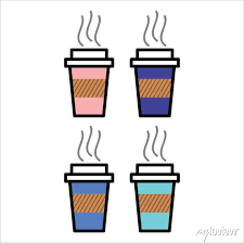 Coffee Cup Icon Symbol Vector Design