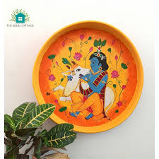 Hand Painted Pichwai Art Krishna Painting