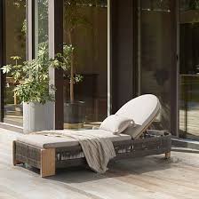 Porto Outdoor Chaise Lounge West Elm