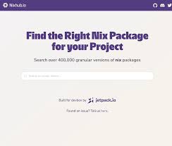 search historical versions of nix packages