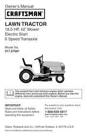 Lawn Tractor Sears