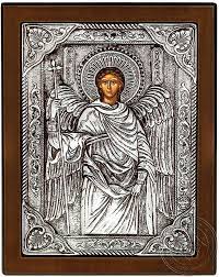 Michael Archangel Silver Icon
