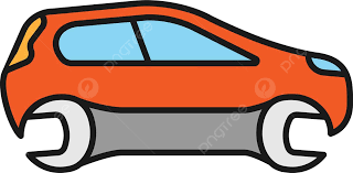 Car With Spanner Color Icon Mechanic