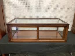 Lot Antique Oak Country Counter