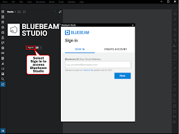 how to login to bluebeam studio taradigm