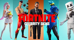 fortnite all celebrity skins