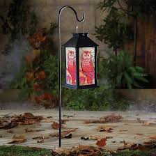 Solar Owl Lantern On Stake Coopers Of