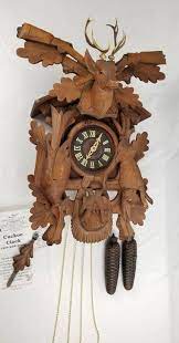 German Cuckoo Clock For Parts Repair 8