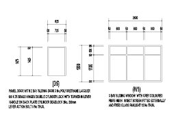 2600x1800 3 Bay Sliding Window Plan Is