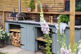 Transformed Garden Into Outdoor Kitchen