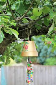 Making Flower Pot Garden Windchimes