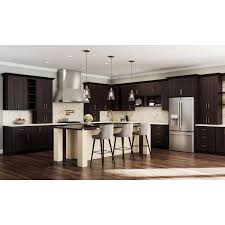 Home Decorators Collection Franklin Assembled 33 X 15 X 12 In Plywood Shaker Wall Kitchen Cabinet Soft Close In Stained Mangani