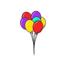 Ballons Icon Birthday Or Wedding Party
