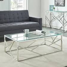 Designer Stainless Steel Coffee Table