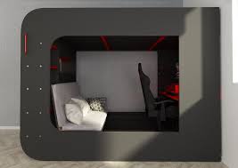 M Space Gaming High Sleeper Bed Trasman