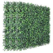 Btl 24 Pieces 20 In X 20 In Square Artificial Grass Wall Panels Faux Boxwood Hedge Greenery Wall For Indoor Outdoor Decor