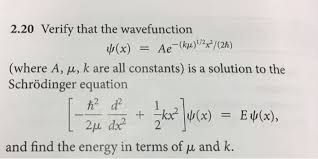 Oneclass Verify The Wave Function Is A