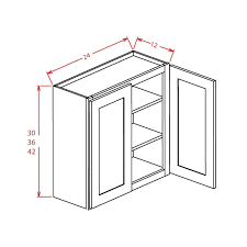 Glass Door Cabinets 24 Inch Wall