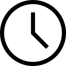 Wall Clock Accurate Lineal Icon