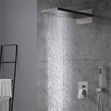 Casainc Brushed Nickel 2 Spray Wall